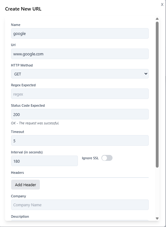 Save the URL data